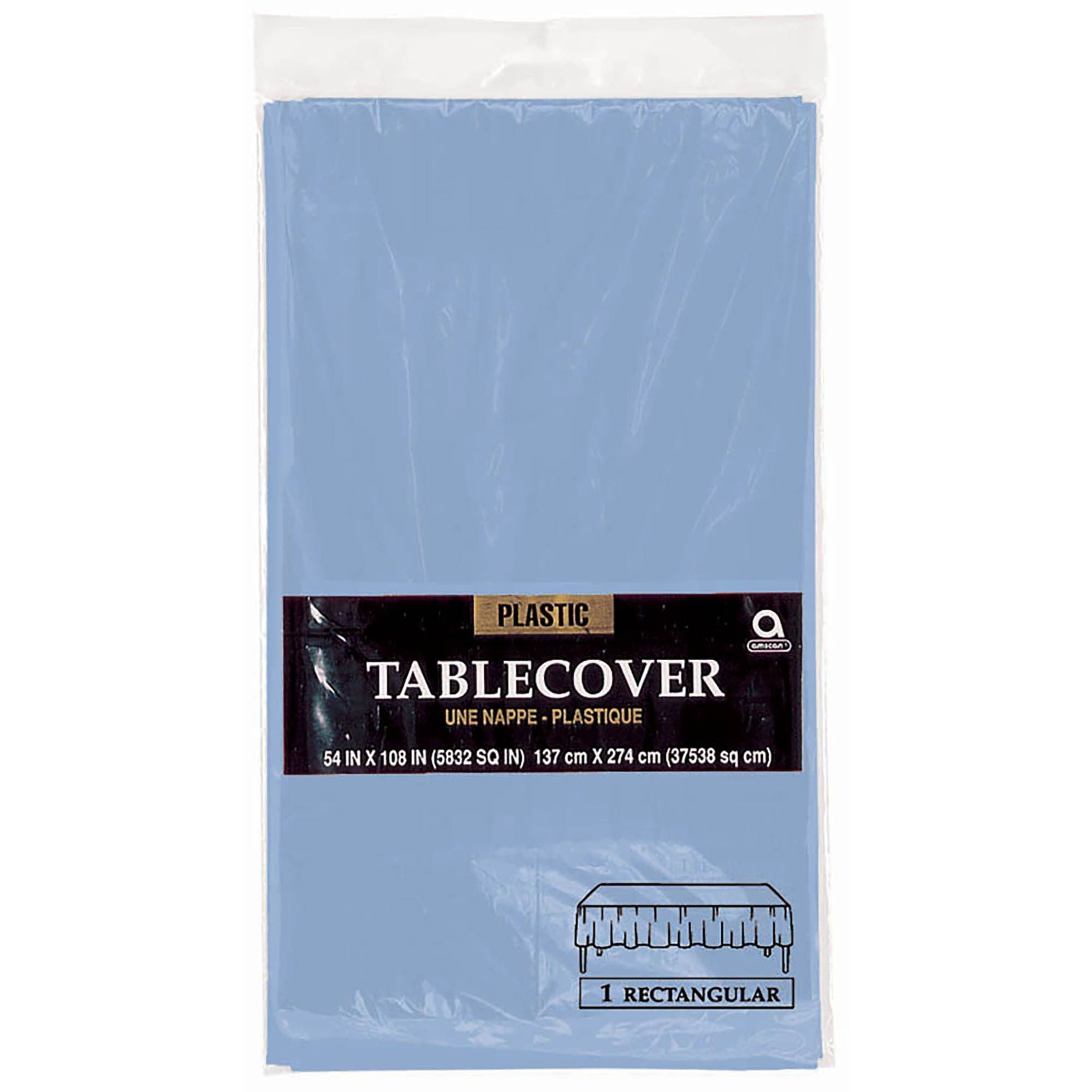 Rectangle Table Cover - Pastel Blue - 54" X 104"