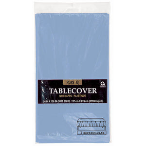 Rectangle Table Cover - Pastel Blue - 54" X 104"