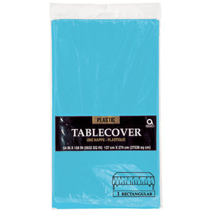 Rectangle Plastic Table Cover - Caribbean 54" X 108"