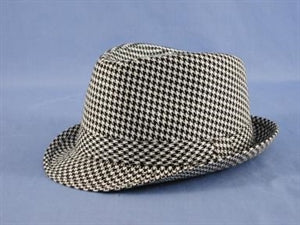 Hat Fedora Houndstooth