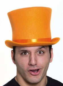 Hat Top Hat Orange Sim Wool