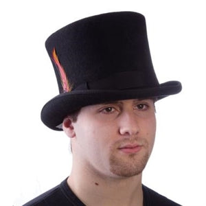 Hat Top Bell Hat Wool Black