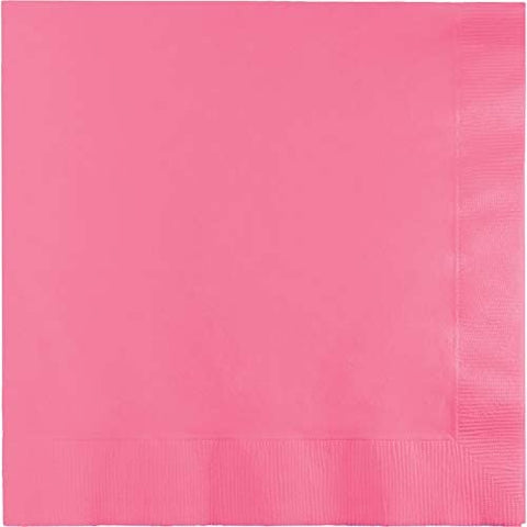 9 7/8" Beverage Napkins - Candy Pink - 50CT