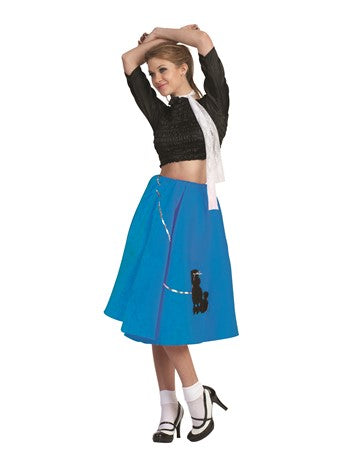 Poodle Skirt Blue
