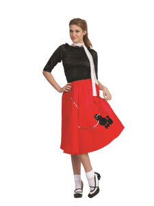 Poodle Skirt Red