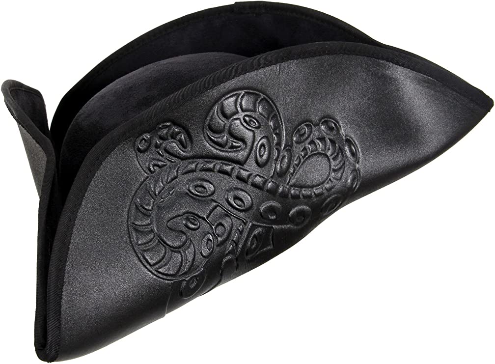 Hat Pirate Black Octopus