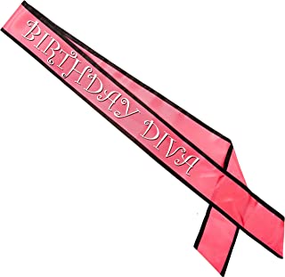 Birthday Diva Satin Sash