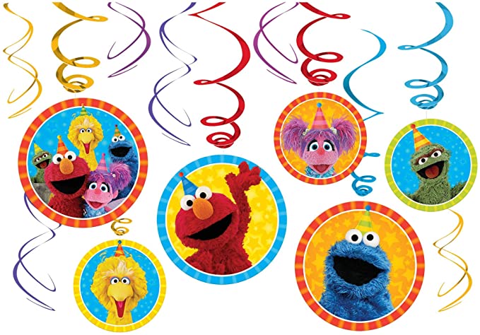 Sesame Street Hanging Swirls