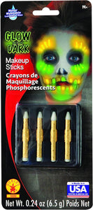 Glow In The Dark Makeup Sticks 4CT