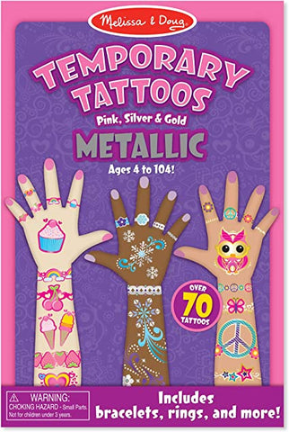 Temporary Tattoos Metallic 70CT