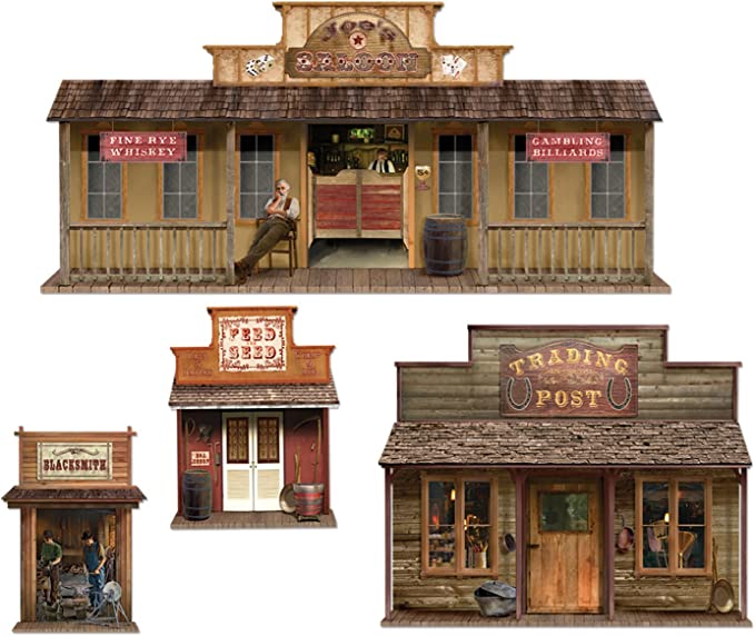 Insta Theme Wild West Town Props