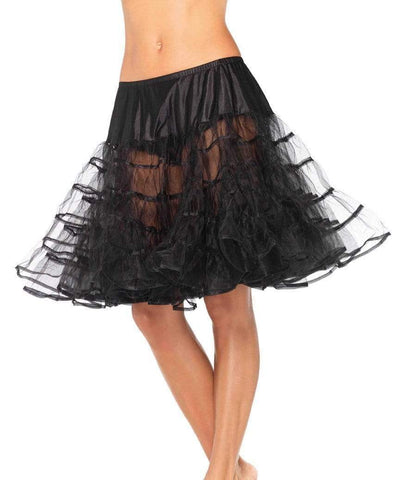 Petticoat Knee Length Black