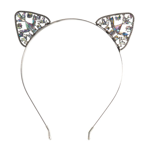 Headband Cat Ears w/ Jewels