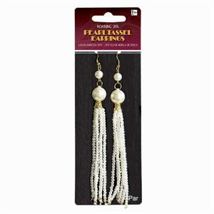 Earrings Pearl Tassel 1920S