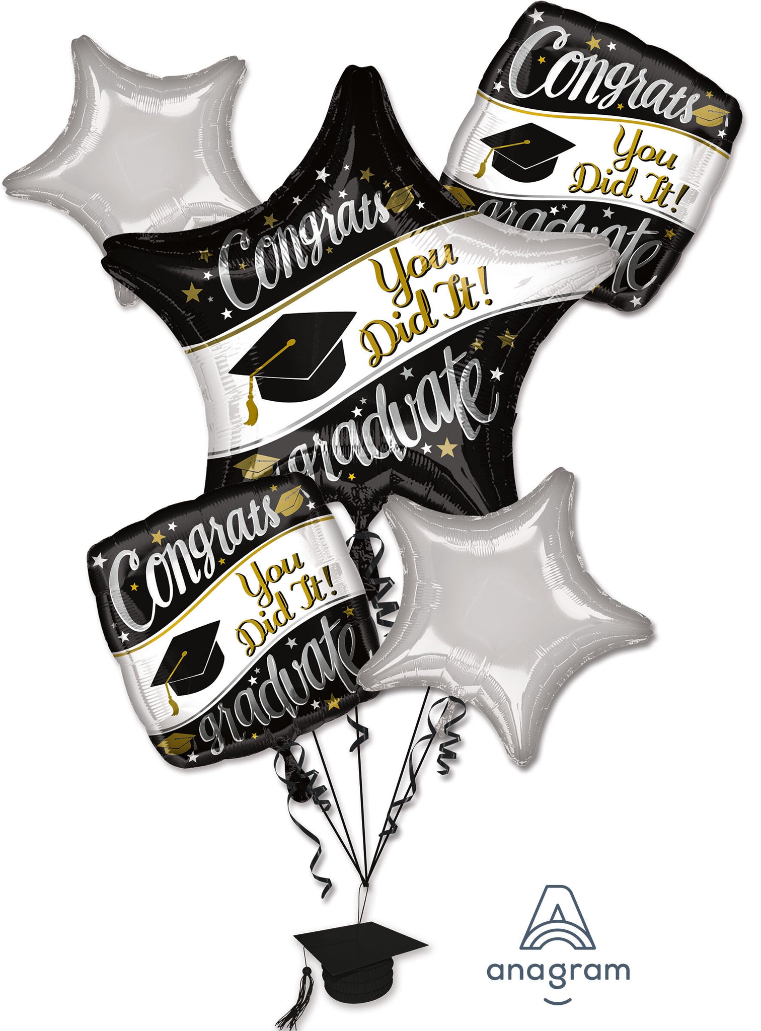 Balloon Mylar On Your Way Bouquet