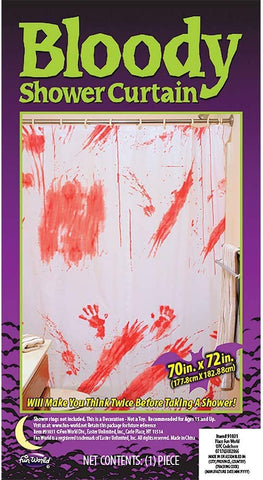 Bloody Shower Curtain