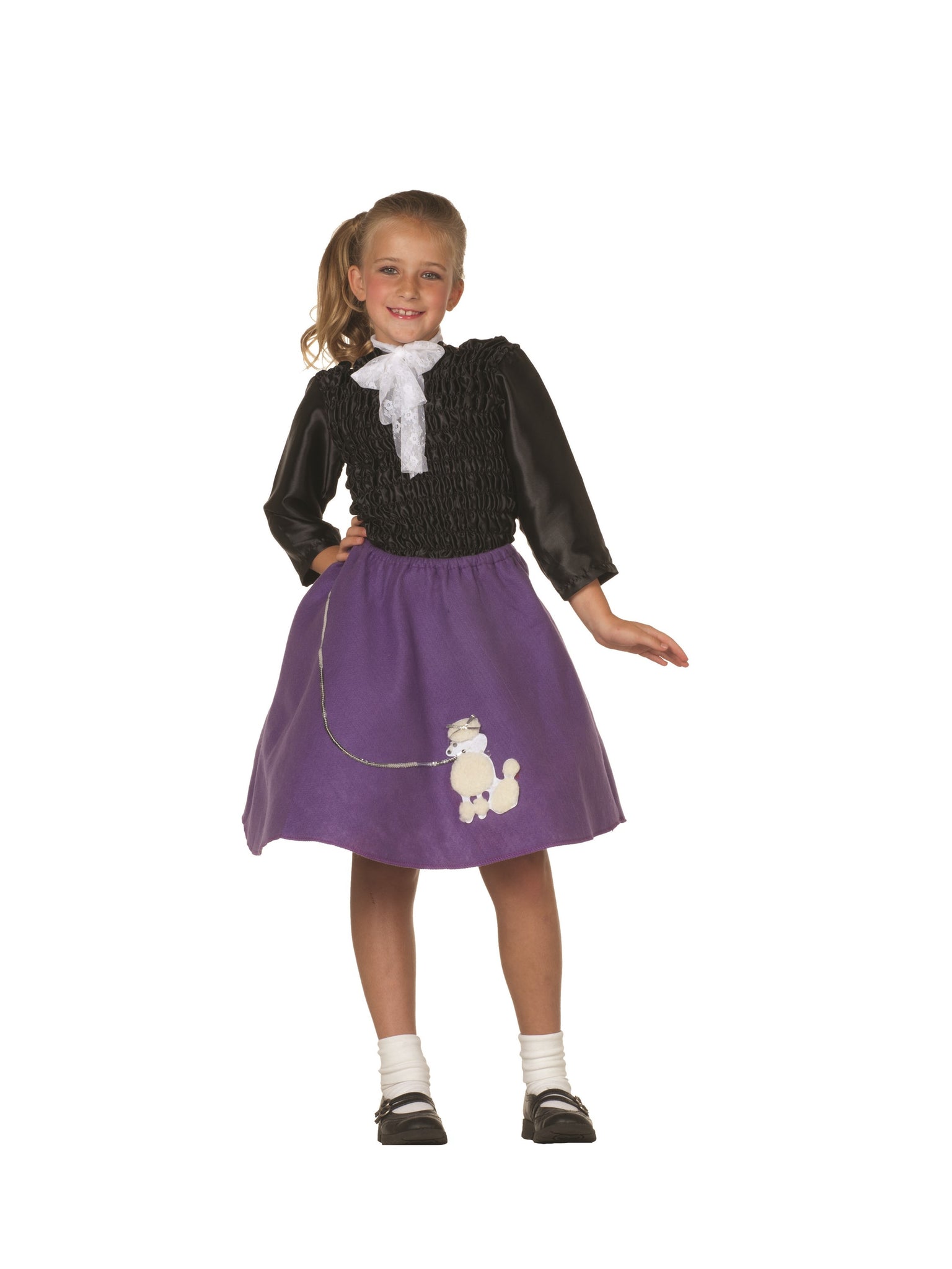 C. Poodle Skirt Purple Lg