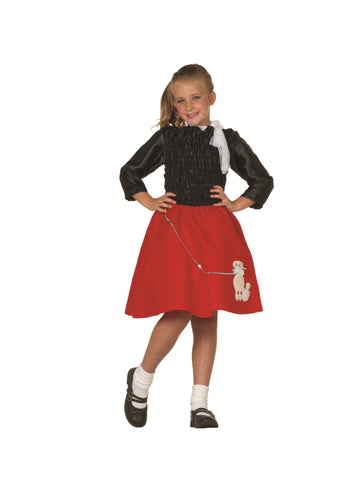 C. Poodle Skirt Red Med