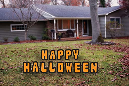 Happy Halloween Sign Yard Decoration