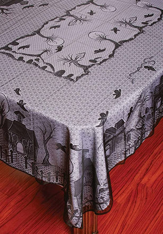 Haunted House Lace Tablecloth Standard