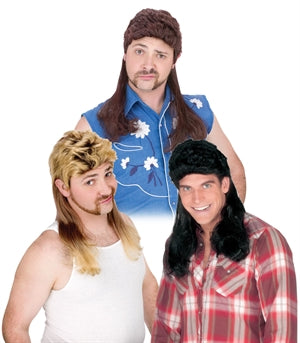 Wig Mullet Brown