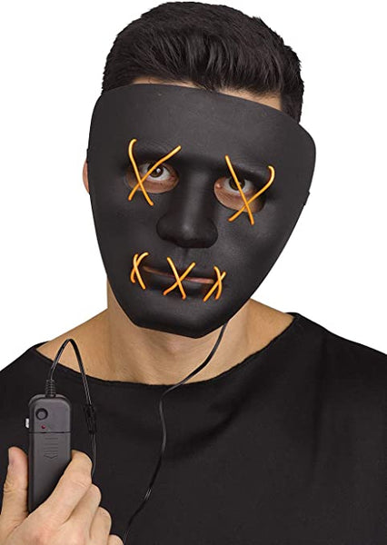 Mask Illumo Black w/Orange Wires