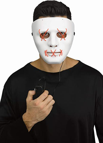 Mask Illumo White w/Red Wires