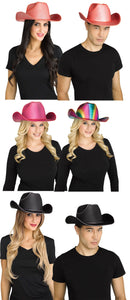 Hat Cowboy Rainbow Lightup