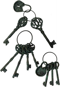 Cast Iron Lock and Lock Set Small