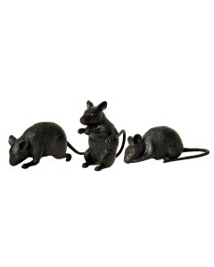 Mini Black Mouse 3 Assorted Styles