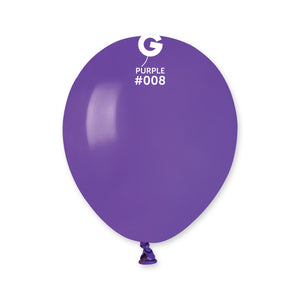 100 Count 5IN Purple Balloons