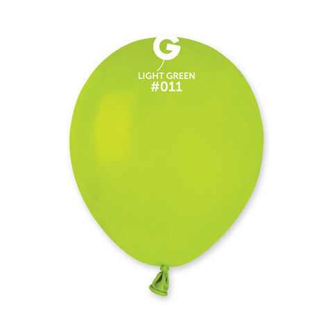 100 Count 5IN Light Green Balloons