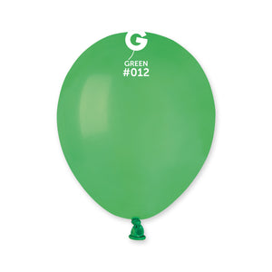 100 Count 5IN Green Balloons