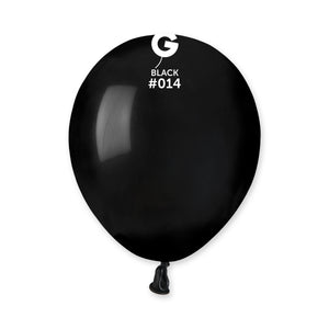 100 Count 5IN Black Balloons