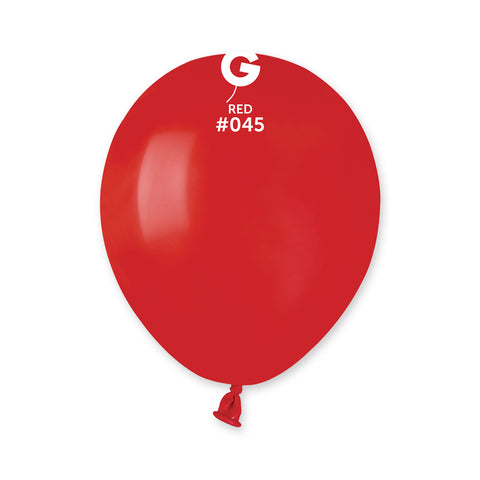 100 Count 5IN Red Balloons