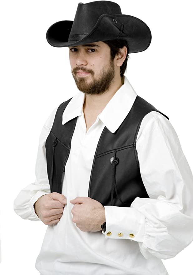 Black Suede Cowboy Hat