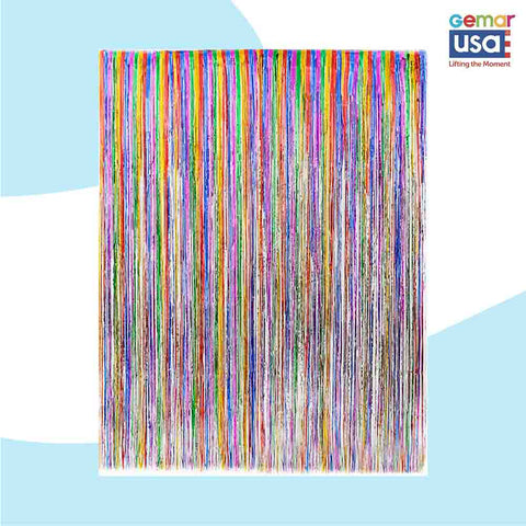 1-Ply Gleam 'N Curtain Rainbow 8' x 3'