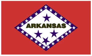Flag 3X5 Arkansas