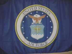 Flag 3X5 Air Force US Coat of Arms