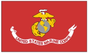 Flag 3X5 U.S. Marines Corp