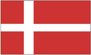 Flag 3X5 Denmark