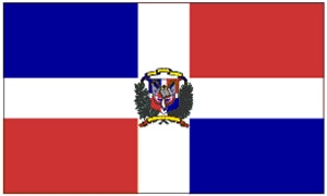 Flag 3X5 Dominican Republic Crest
