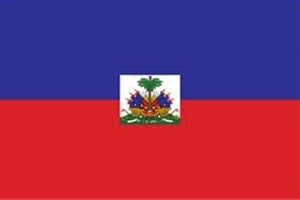 Flag 3X5 Haiti With Crest