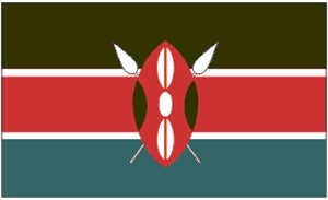 Flag 3X5 Kenya