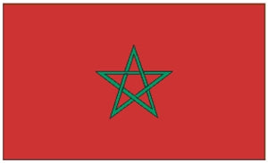 Flag 3X5 Morocco