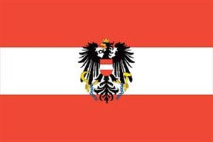 Flag 3X5 Austria With Eagle