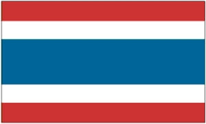 Flag 3X5 Thailand