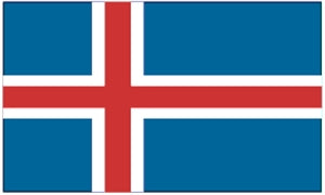 Flag 3X5 Iceland