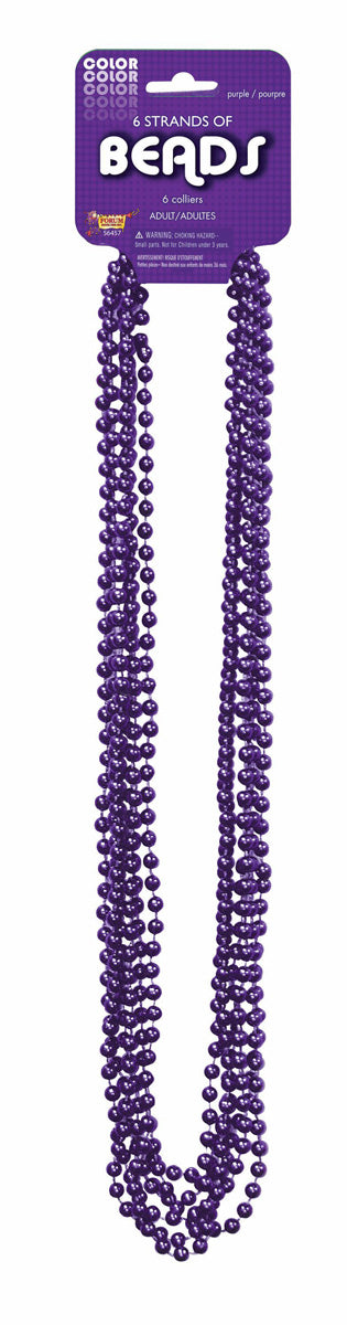 Beads - Purple 33in