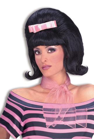 Bouffant Wig - Black